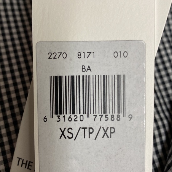 Calvin Klein Black And White Gingham Button Down Shirt Size XS - Picture 8 of 8